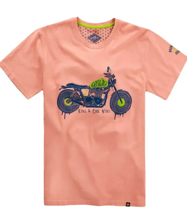 Hot Joe Browns Love The Ride Tee Pink