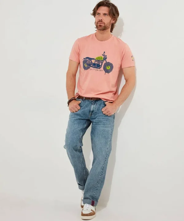 Hot Joe Browns Love The Ride Tee Pink