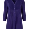 Flash Sale Joe Browns Lovely Lace Trim Blouse Deep Purple