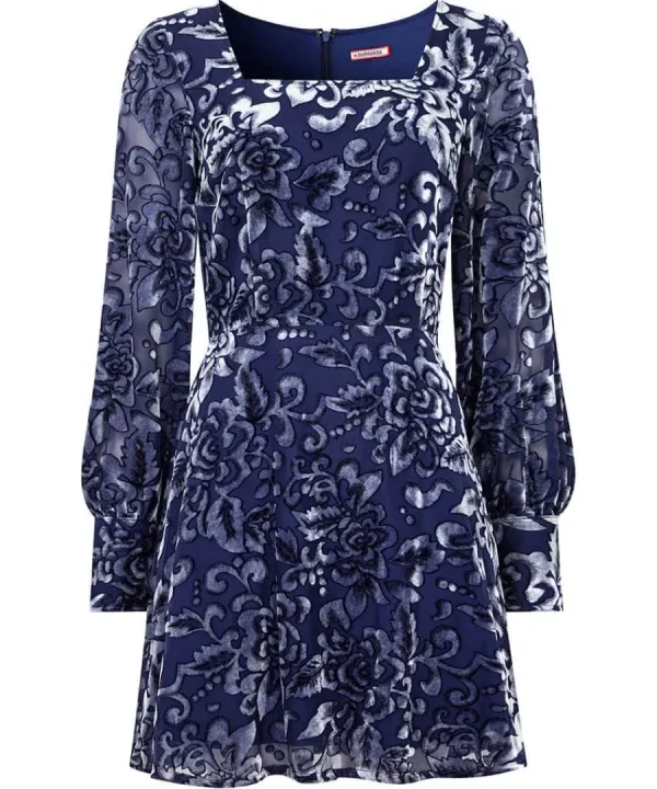 Flash Sale Joe Browns Lucy Devore Tunic Dress Blue