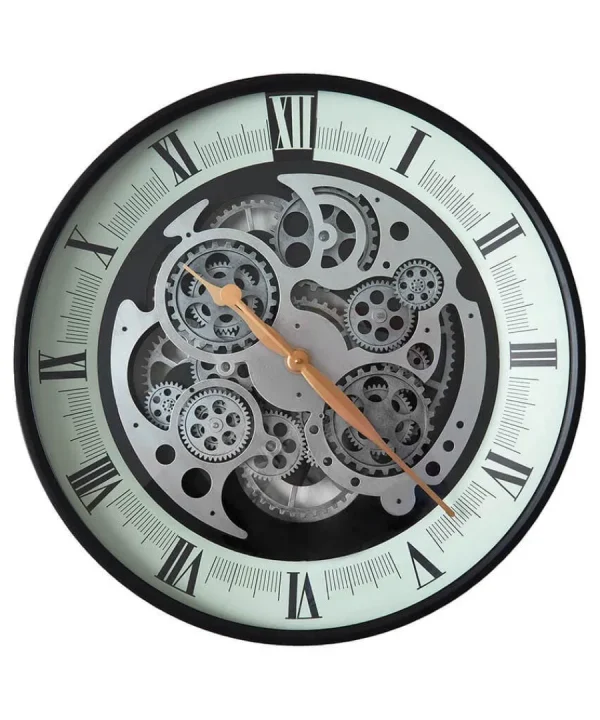 Sale Joe Browns Magnificent Moving Gears Clock Side Table Black