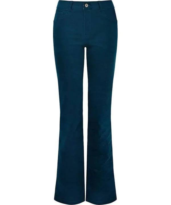 Hot Joe Browns Majestic Moleskin Trousers Teal