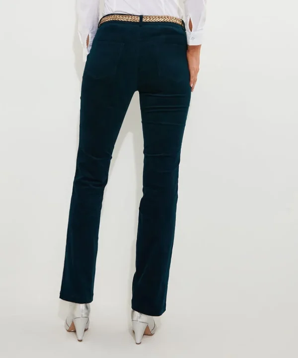 Hot Joe Browns Majestic Moleskin Trousers Teal