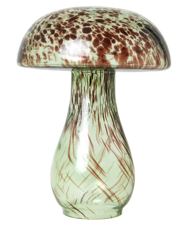 Cheap Joe Browns Majestic Mushroom Glass Ornament Green