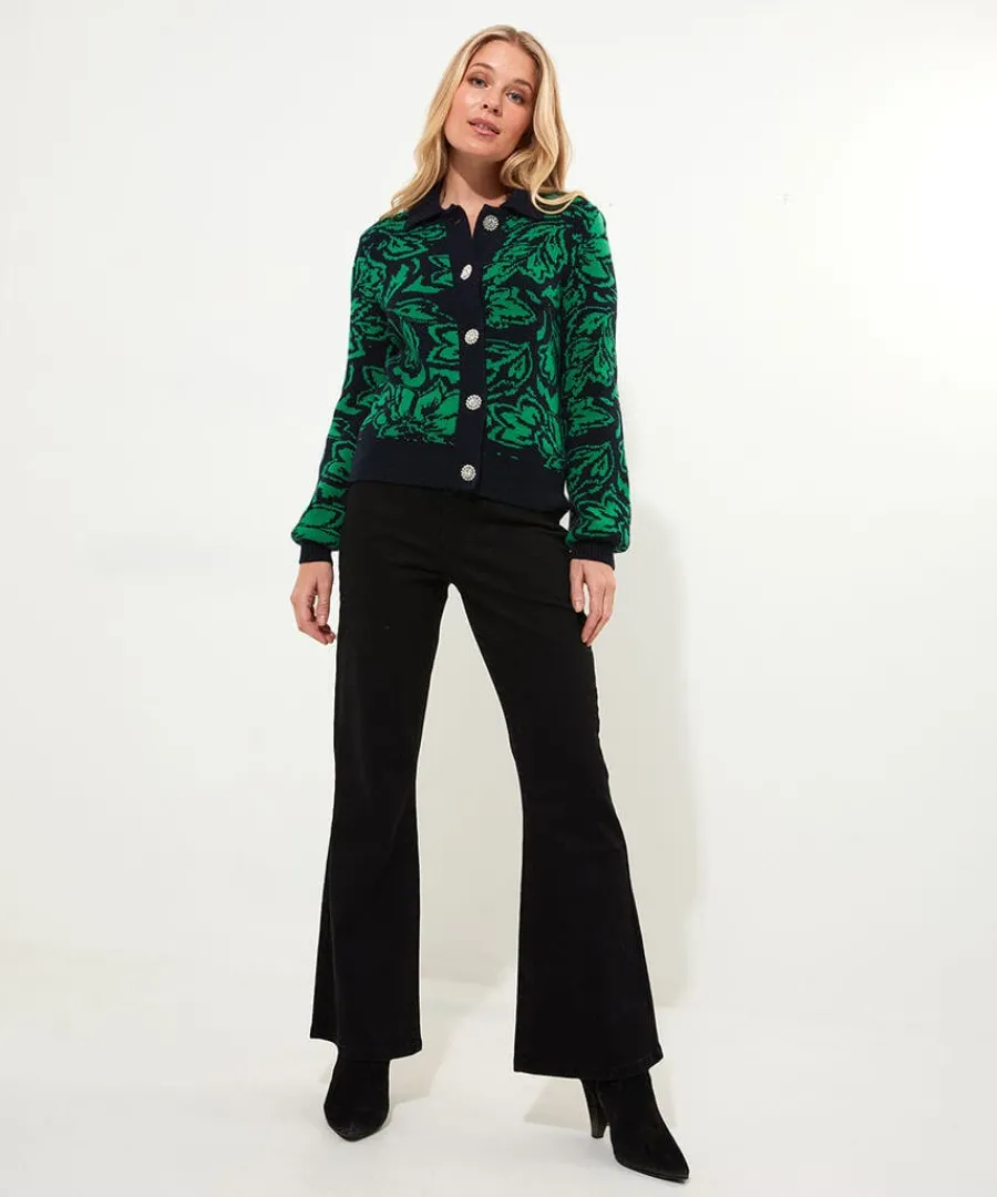 make_a_statement_collared_1.webp Store Joe Browns Make A Statement Collared Cardigan Green