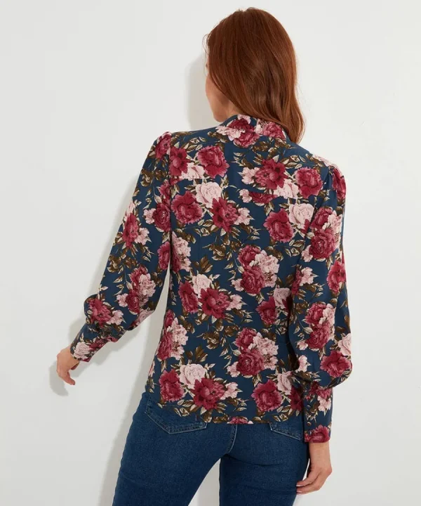 Shop Joe Browns Make A Statement Printed Blouse Blue
