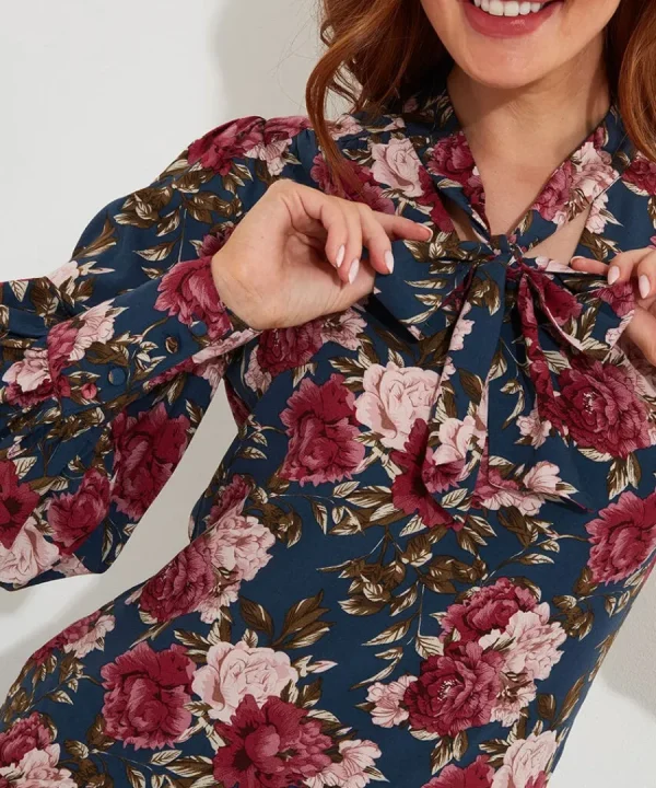 Shop Joe Browns Make A Statement Printed Blouse Blue