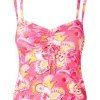 Cheap Joe Browns Malibu Beach Tankini Top Pink Multi