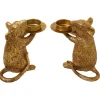 Sale Joe Browns Marvellous Mice Candle Holders Gold