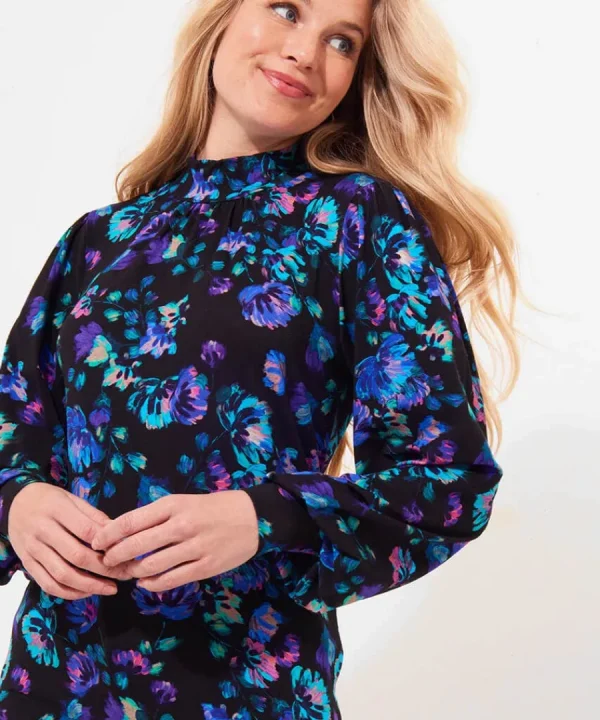 Store Joe Browns Melissa Jersey Print Top Black