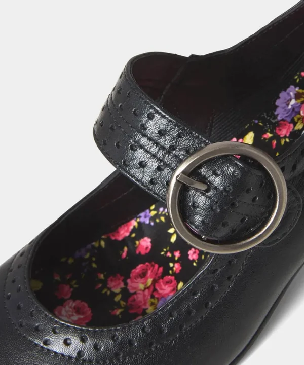 Best Joe Browns Mimi Leather Mary Jane Shoes Black