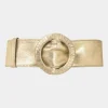 Online Joe Browns My Saviour Soft Leather Belt Gold / Silver