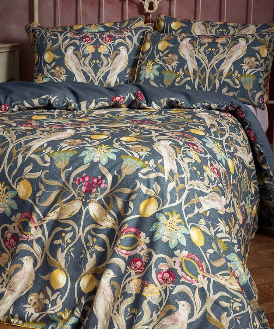 navy_song_bird__cotton_sa_0.webp Clearance Joe Browns Song Bird 100% Cotton Sateen Duvet Set Navy