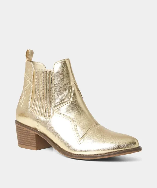 Clearance Joe Browns Night Star Western Boots Gold