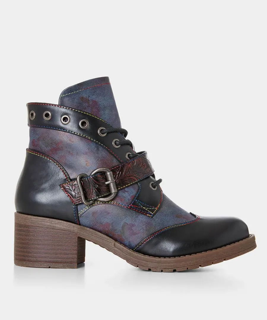 northern_lights_ankle_boo_0.webp Fashion Joe Browns Northern Lights Ankle Boots Blue Multi