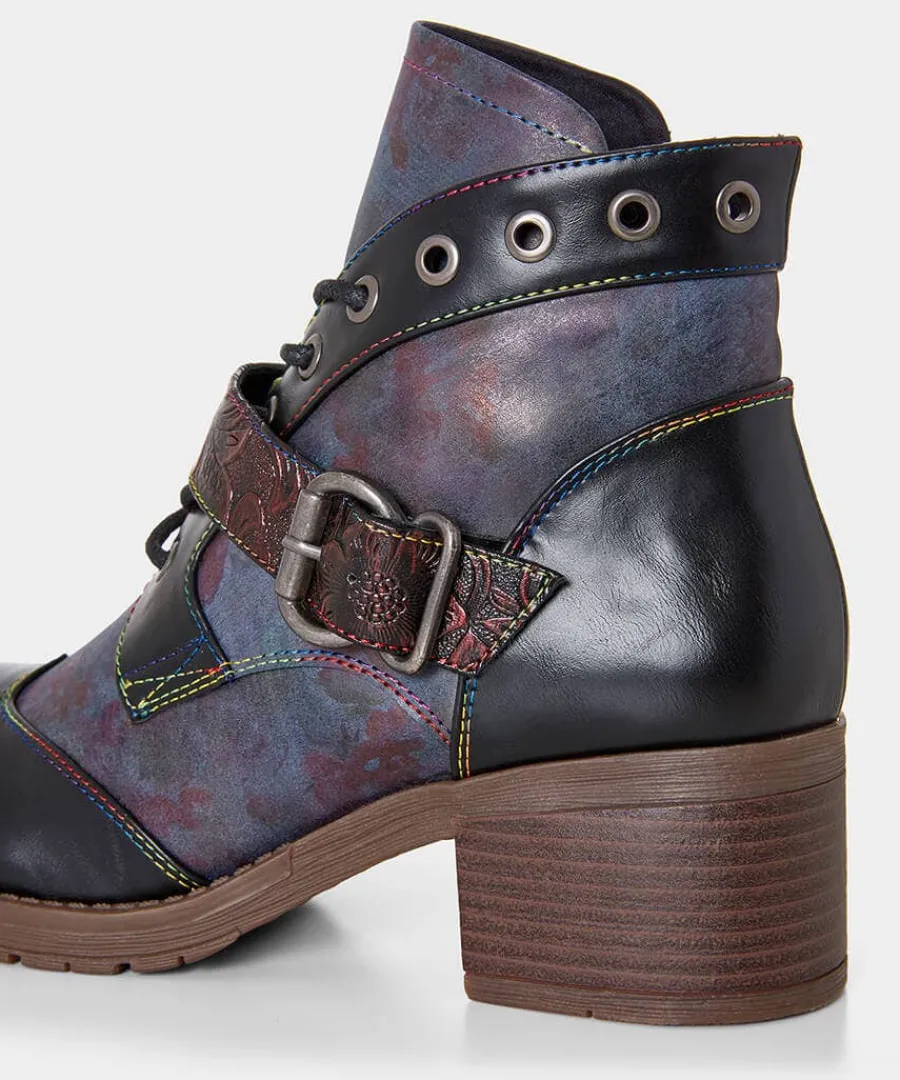 northern_lights_ankle_boo_3.webp Fashion Joe Browns Northern Lights Ankle Boots Blue Multi