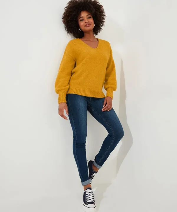 Best Sale Joe Browns Oh So Cosy Jumper Ochre / Teal / Pink