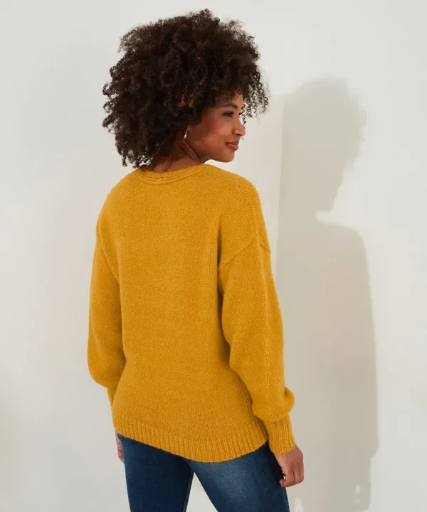 Best Sale Joe Browns Oh So Cosy Jumper Ochre / Teal / Pink