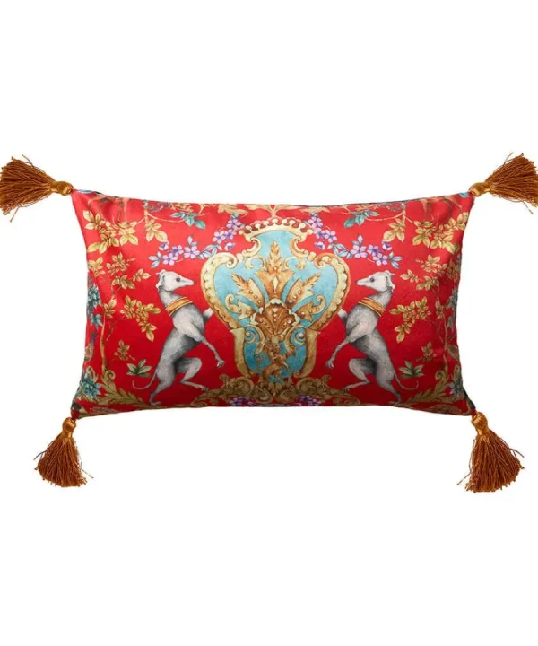 Online Joe Browns Olde Worlde Reversible Cushion Red