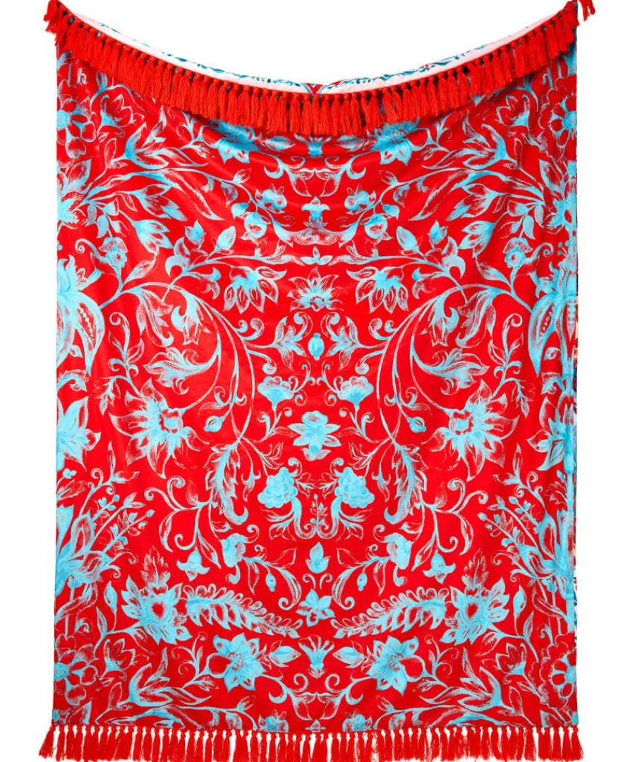 ornate_elephant_reversibl_1.webp Fashion Joe Browns Ornate Elephant Reversible Tassel Throw Rust