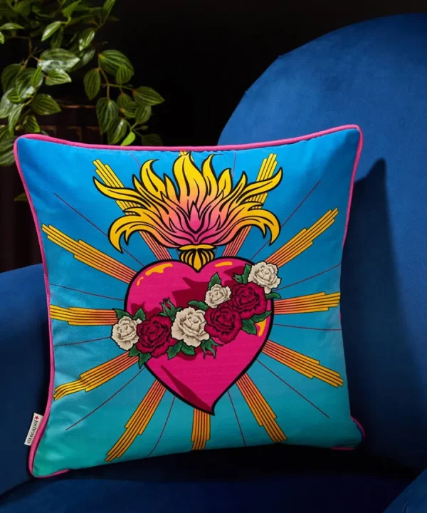 Store Joe Browns Our Lady Reversible Cushion Cobalt