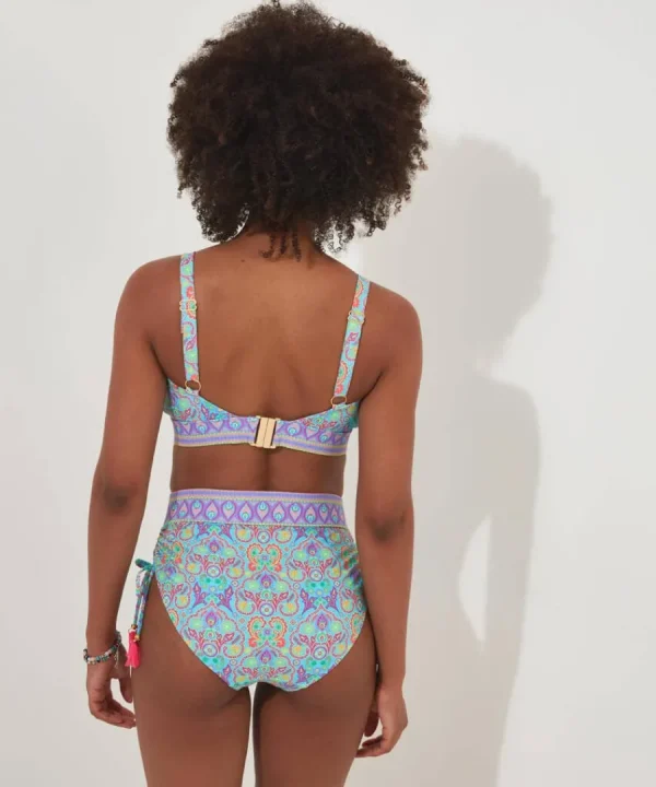 Sale Joe Browns Paradise Cove Bikini Top Blue Multi