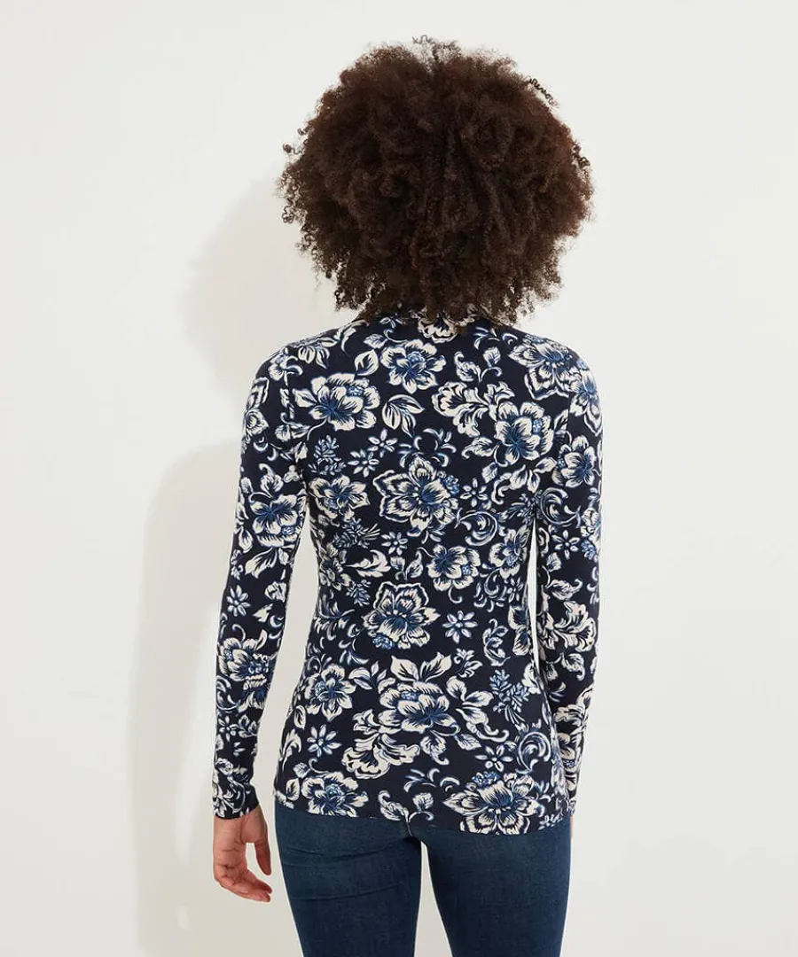patsy_jersey_twist_front__1.webp Shop Joe Browns Patsy Jersey Twist Front Top Navy