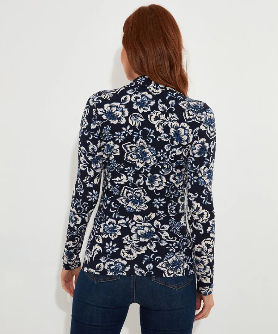 patsy_jersey_twist_front__4.webp Shop Joe Browns Patsy Jersey Twist Front Top Navy