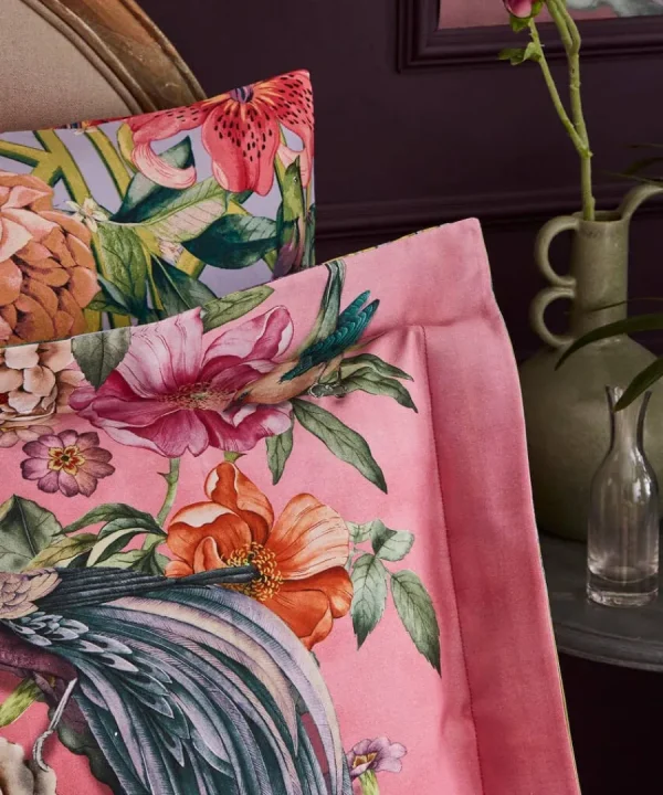 Flash Sale Joe Browns Peacock Plumage Reversible Duvet Set Pink