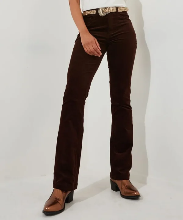 Shop Joe Browns Perfect Moleskin Trousers Chocolate