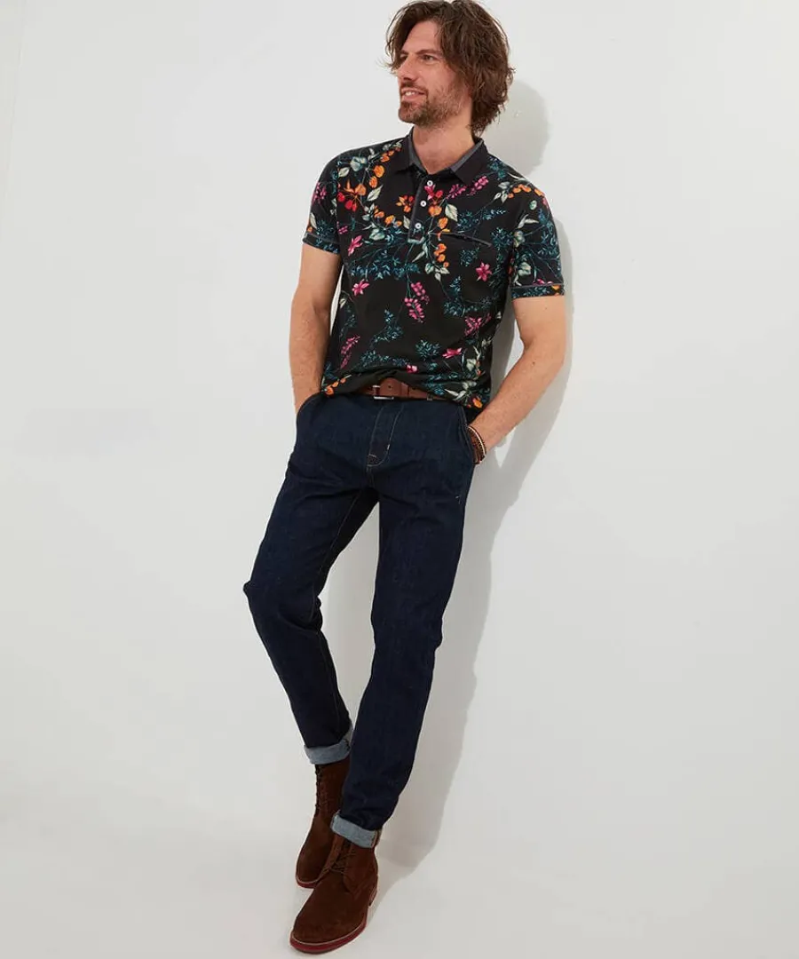 perfect_print_polo_shirt_3.webp Cheap Joe Browns Perfect Print Polo Shirt Black