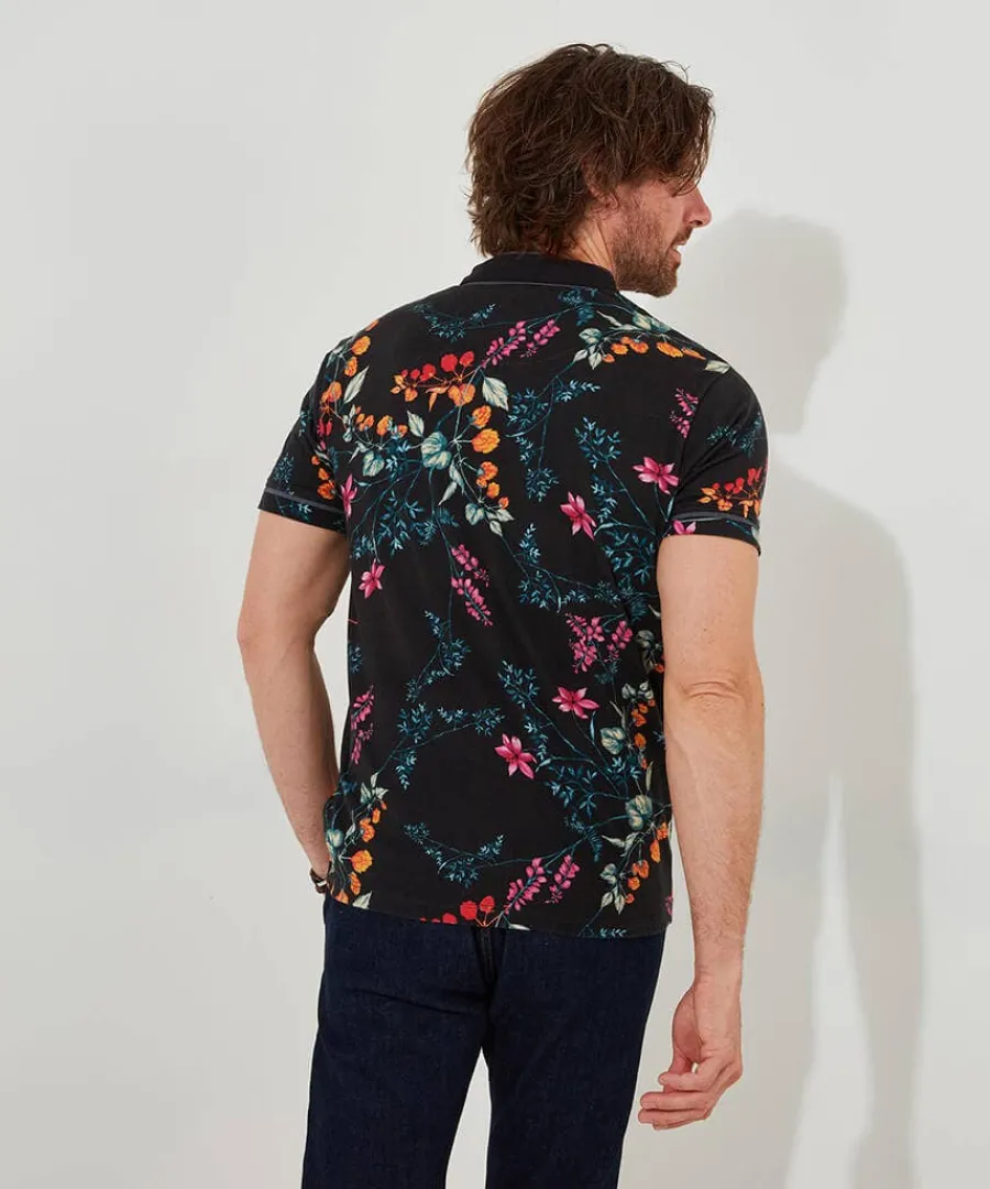 perfect_print_polo_shirt_4.webp Cheap Joe Browns Perfect Print Polo Shirt Black