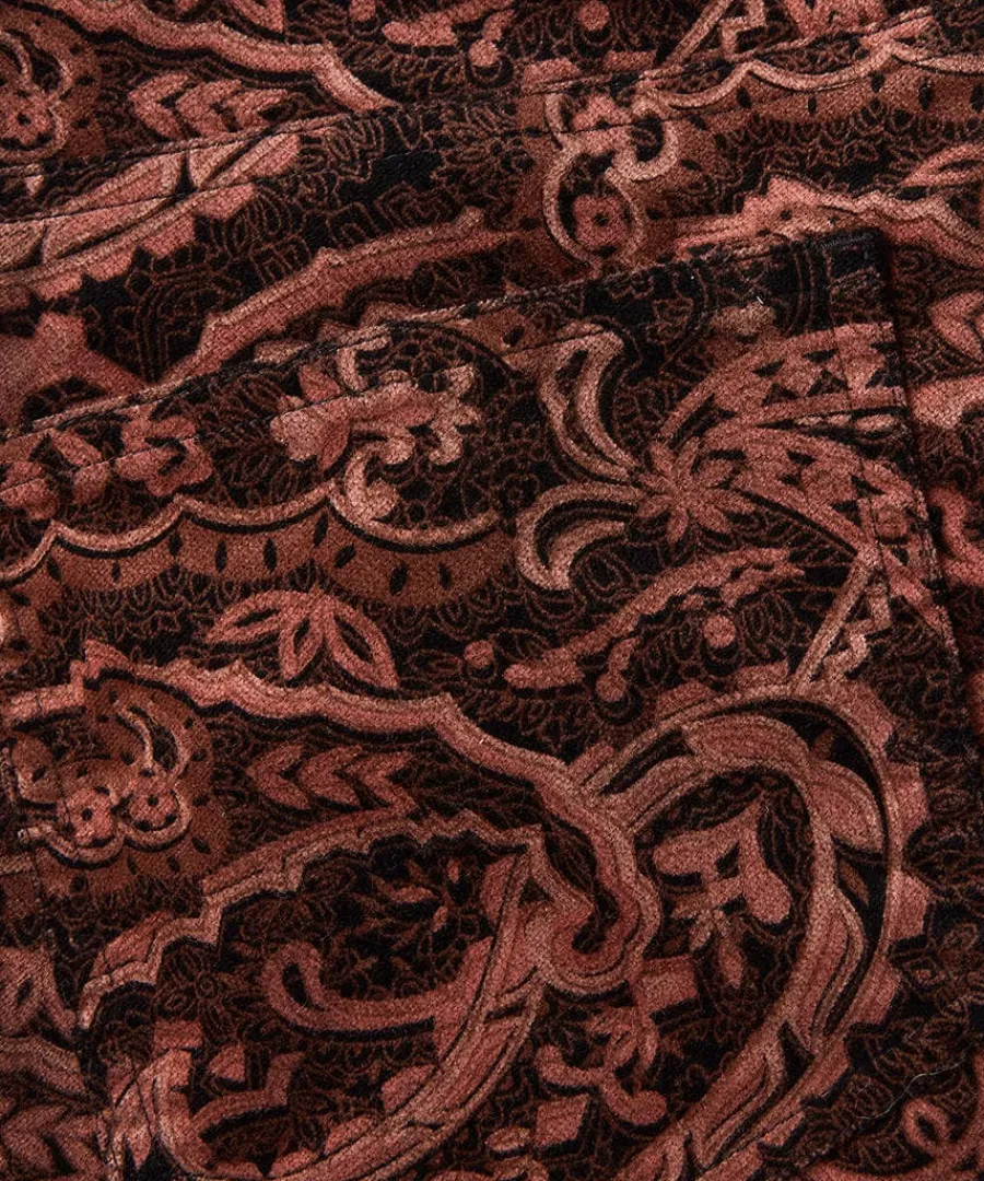 perfectly_paisley_printed_6.webp Sale Joe Browns Perfectly Paisley Printed Moleskin Trousers Brown