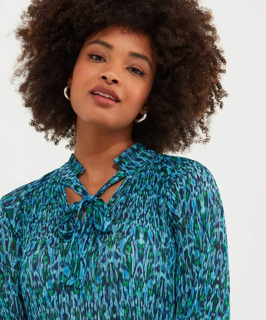 perfectly_plisse_blouse_3.webp Discount Joe Browns Perfectly Plisse Blouse Blue