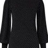 Online Joe Browns Perfectly Polka Dot Jersey Top Black