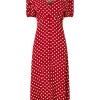 Outlet Joe Browns Perfectly Polka Dress Berry