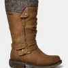 Store Joe Browns Peyton Knitted Slouch Boots Tan