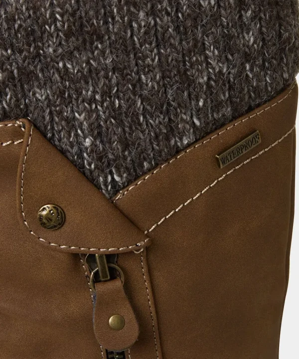 Store Joe Browns Peyton Knitted Slouch Boots Tan