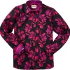 Shop Joe Browns Pink Autumn Leaves Shirt Pink / Black