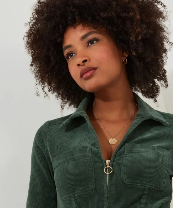 Cheap Joe Browns Pixie Cord Jumpsuit Green