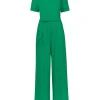 Outlet Joe Browns Polly Jersey Jumpsuit Green / Black