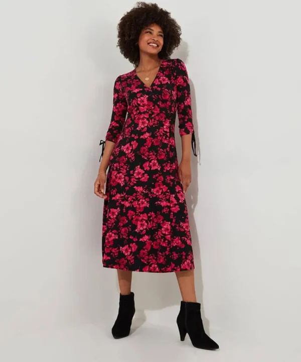 Clearance Joe Browns Pop Of Colour Jersey Dress Black
