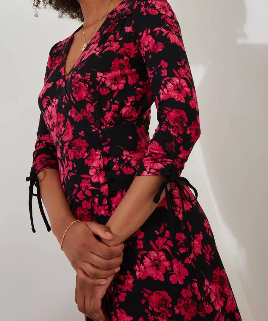 pop_of_colour_jersey_dres_4.webp Clearance Joe Browns Pop Of Colour Jersey Dress Black
