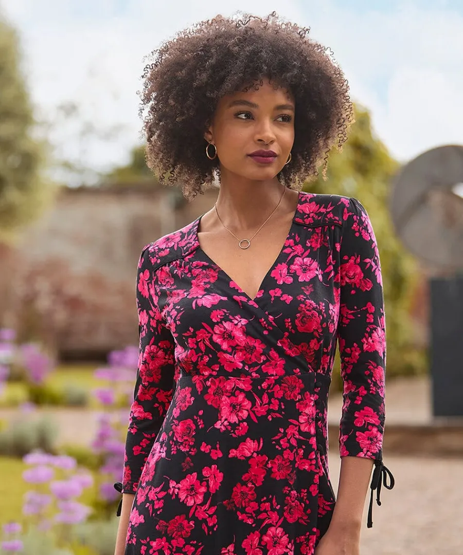 pop_of_colour_jersey_dres_5.webp Clearance Joe Browns Pop Of Colour Jersey Dress Black