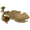 Cheap Joe Browns Precious Peacock Trinket Platter Gold