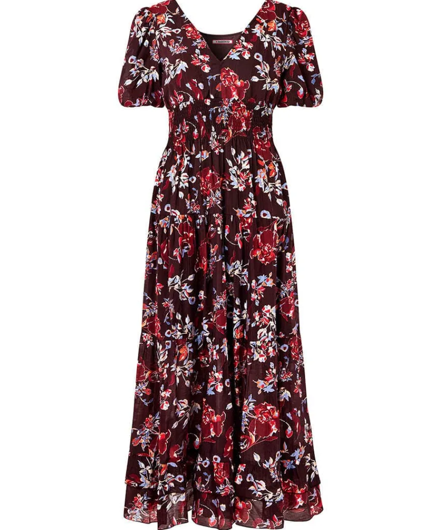 prettiest_floral_dress_0.webp Cheap Joe Browns Prettiest Floral Dress Aubergine