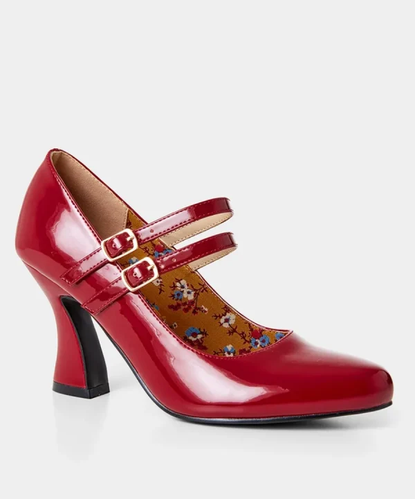 Best Sale Joe Browns Promise Me Patent Shoes Red