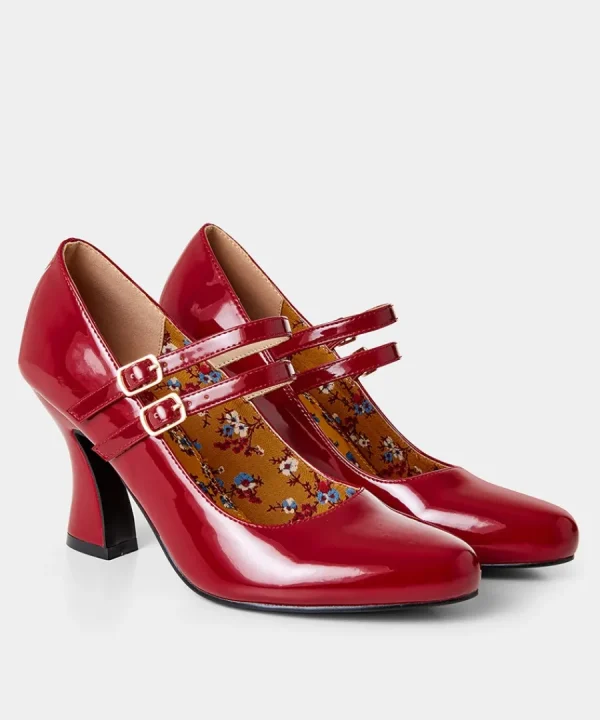 Best Sale Joe Browns Promise Me Patent Shoes Red