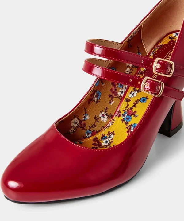 Best Sale Joe Browns Promise Me Patent Shoes Red