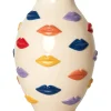 Cheap Joe Browns Pucker Up Pop Art Style Vase Cream